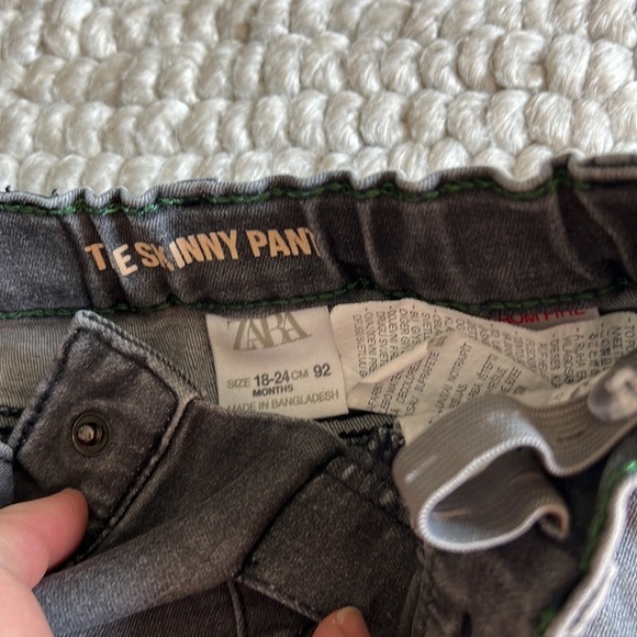 ZARA Kids | Gray | SKINNY JEANS - Picture 3 of 4